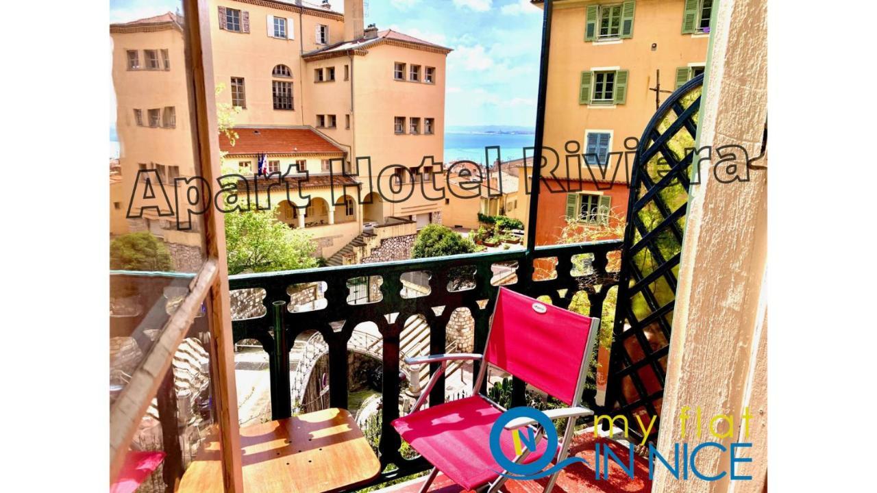 Aparthotel Riviera - Balcon Honore 1 - Old Town - 5 Mn Promenade Des Anglais Et Plage - Charme Absolu - Appartement 2 Pieces Avec Balcon Ac - Vue Mer Et Ville Nice Bagian luar foto